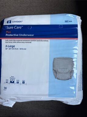Sure Care Plus Protective Underwear - White, X-Large
